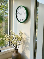 Zentime 36 Cm Yeşil Dekoratif Duvar Saati