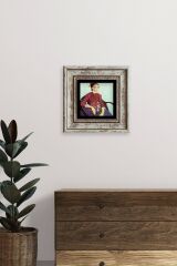 Van Gogh Çerçeveli Taş Tablo 20 cm