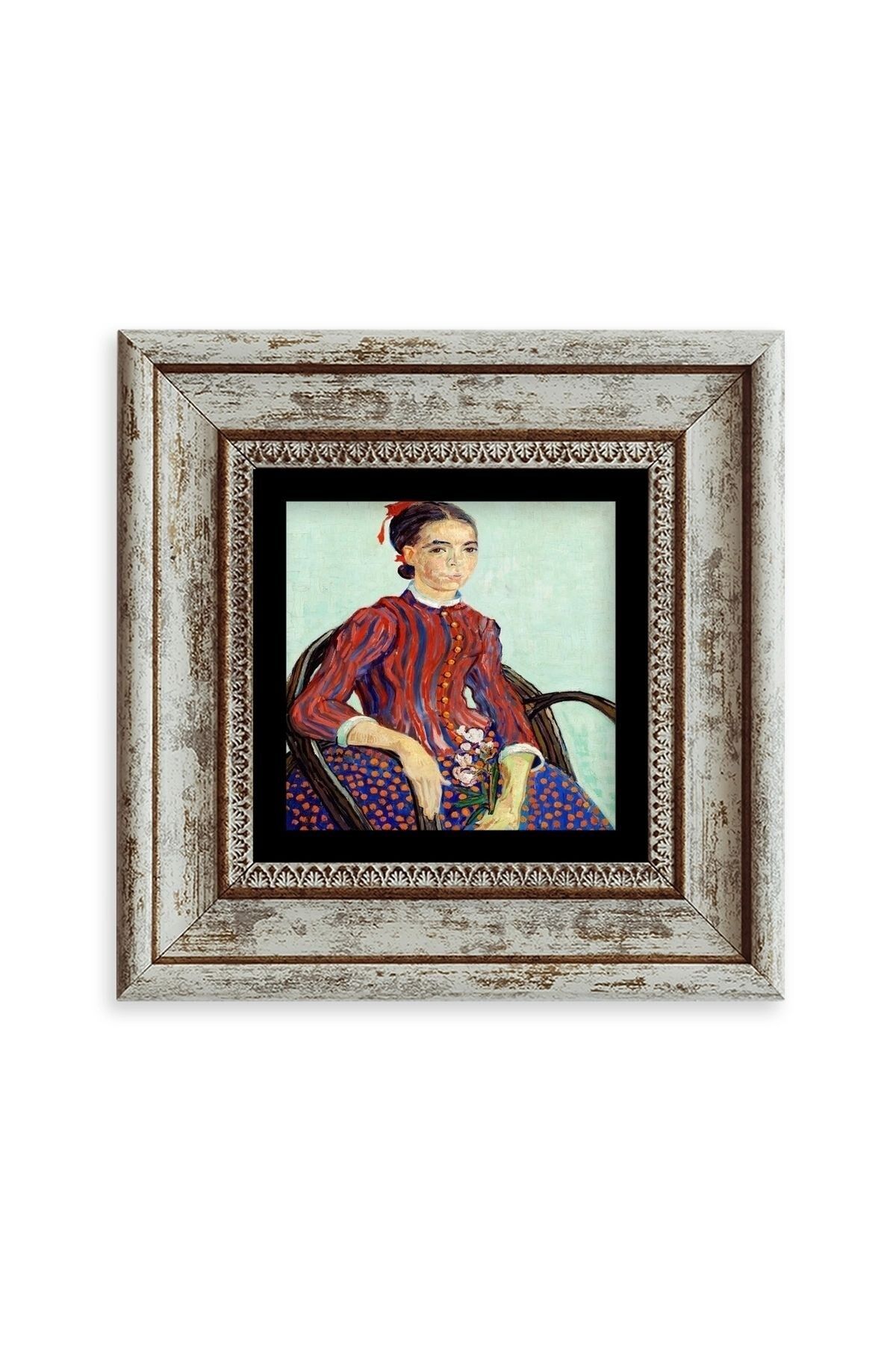 Van Gogh Çerçeveli Taş Tablo 20 cm