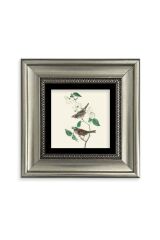 Kuşlar ve Ağaç Çerçeveli Taş Tablo 20 cm