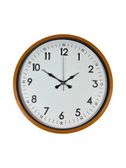 Zentime 36 Cm Turuncu Dekoratif Duvar Saati