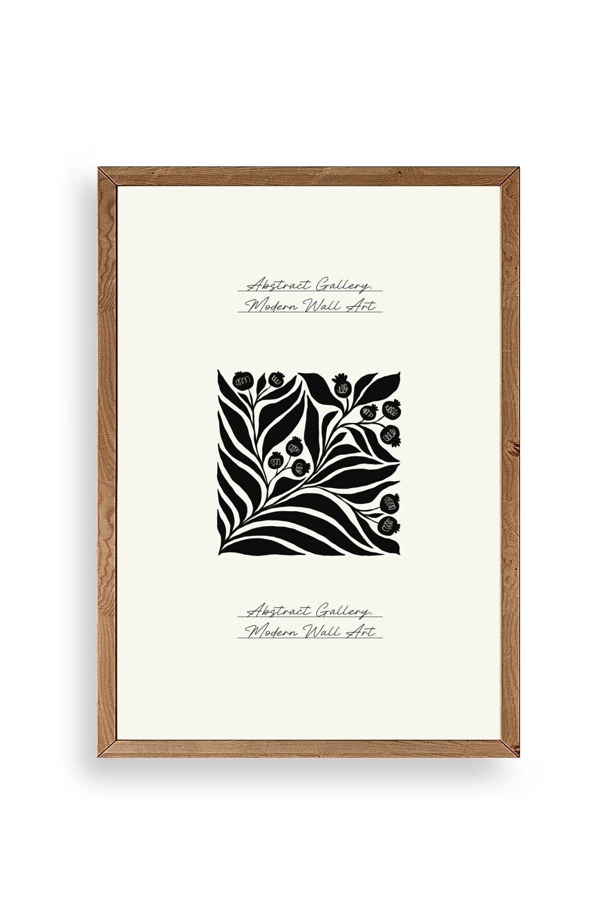 Çiçek Ahşap Çerçeveli Tablo 17 x 23