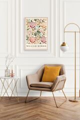 William Morris Ahşap Çerçeveli Tablo 17 x 23