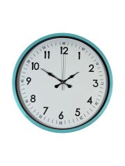 Zentime 36 Cm Turkuaz Dekoratif Duvar Saati