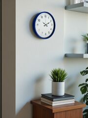 Zentime 36 Cm Lacivert Dekoratif Duvar Saati