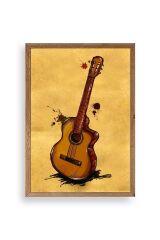 Keman Ahşap Çerçeveli Tablo 23 x 30