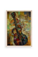 Keman Ahşap Çerçeveli Tablo 23 x 30