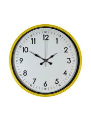 Zentime 36 Cm Sarı Dekoratif Duvar Saati