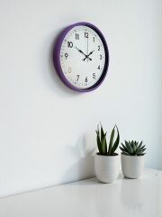 Zentime 36 Cm Mor Dekoratif Duvar Saati