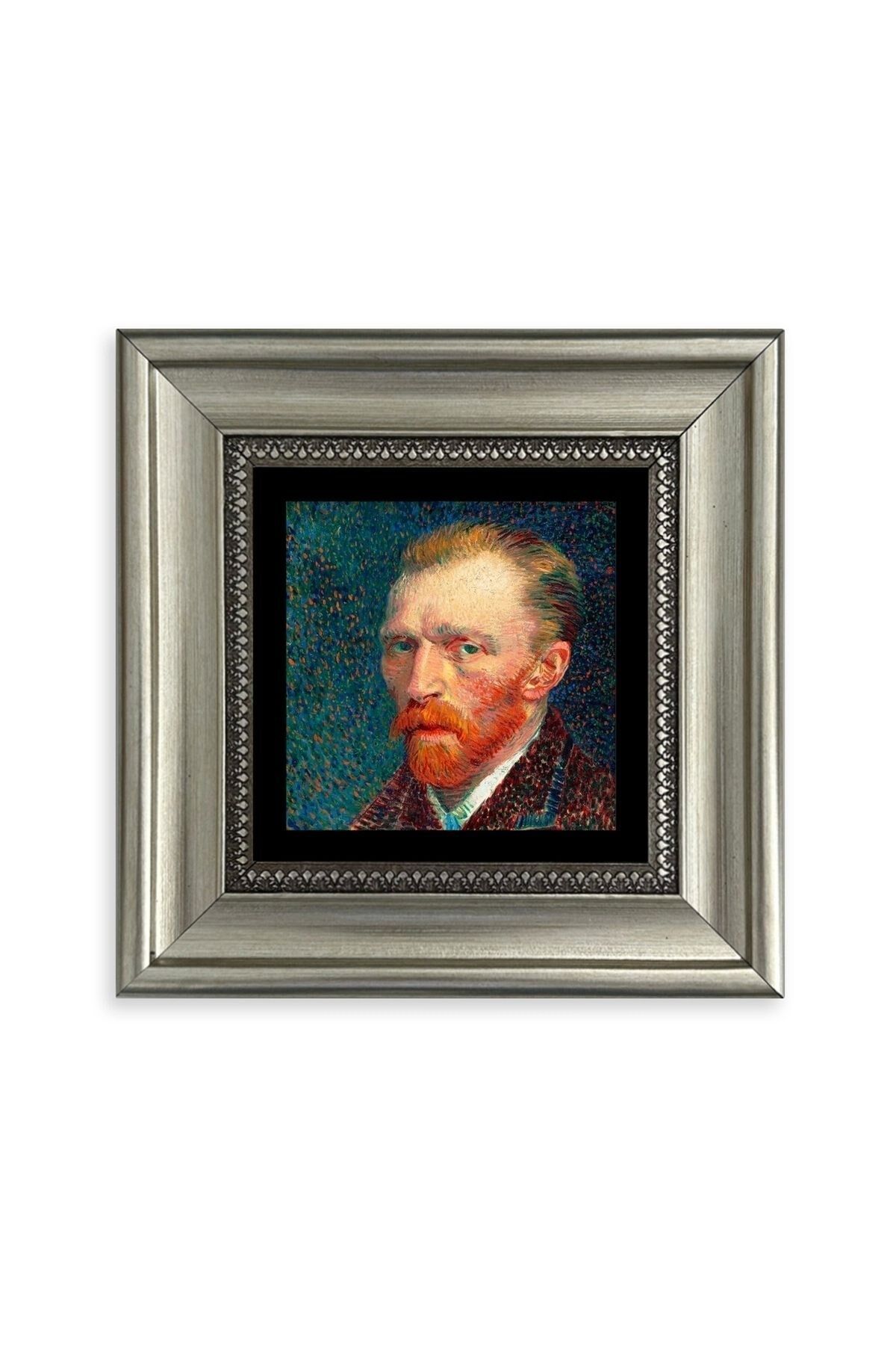 Van Gogh Çerçeveli Taş Tablo 20 cm