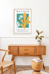 Soyut Ahşap Çerçeveli Tablo 30 x 42