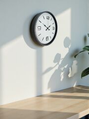 Zentime 36 Cm Gri Dekoratif Duvar Saati