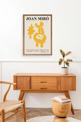Joan Miro Ahşap Çerçeveli Tablo 30 x 42