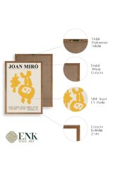 Joan Miro Ahşap Çerçeveli Tablo 30 x 42