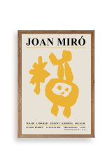 Joan Miro Ahşap Çerçeveli Tablo 30 x 42