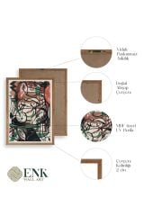 Franz Marc Ahşap Çerçeveli Tablo 30 x 42