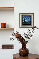 Van Gogh Çerçeveli Taş Tablo 20 cm