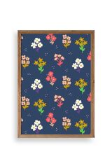 Çiçek Ahşap Çerçeveli Tablo 23 x 30