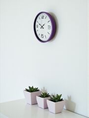 Zentime 36 Cm Mor Dekoratif Duvar Saati