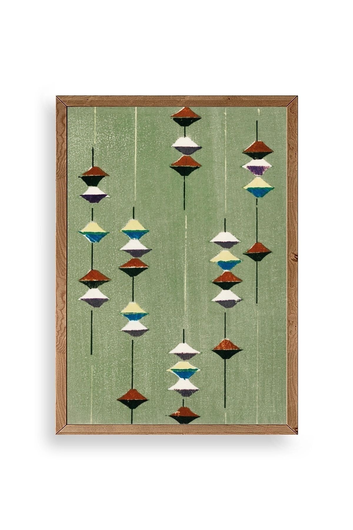 Furuya Korin Ahşap Çerçeveli Tablo 50 x 70