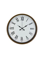 Zentime 36 Cm Kahverengi Dekoratif Duvar Saati