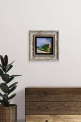 Van Gogh Çerçeveli Taş Tablo 20 cm