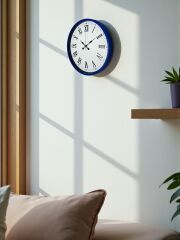 Zentime 36 Cm Lacivert Dekoratif Duvar Saati