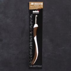 Addi Swing 5mm 16cm Kahverengi Ergonomik Yün Tığ -
