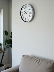 Zentime 36 Cm Beyaz Dekoratif Duvar Saati