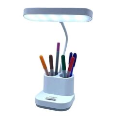 BUFFER® Kalemlikli USBli Dokunmatik 3 Kademeli 360 Derece Özel Göz Korumalı led Lityum Masa Lambası