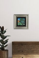 Van Gogh Çerçeveli Taş Tablo 20 cm