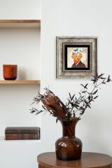 Van Gogh Çerçeveli Taş Tablo 20 cm