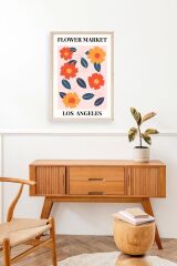 Çiçek Ahşap Çerçeveli Tablo 30 x 42