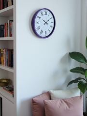 Zentime 36 Cm Mor Dekoratif Duvar Saati