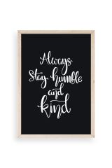 Motto Ahşap Çerçeveli Tablo 50 x 70