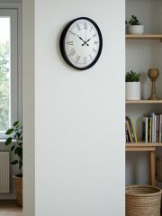 Zentime 36 Cm Siyah Dekoratif Duvar Saati