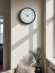 Zentime 36 Cm Siyah Dekoratif Duvar Saati