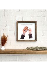 A Day Without Coffee. Just Kidding. I Have No Idea Çerçeve 23 x 23