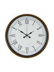 Zentime 36 Cm Kahverengi Dekoratif Duvar Saati