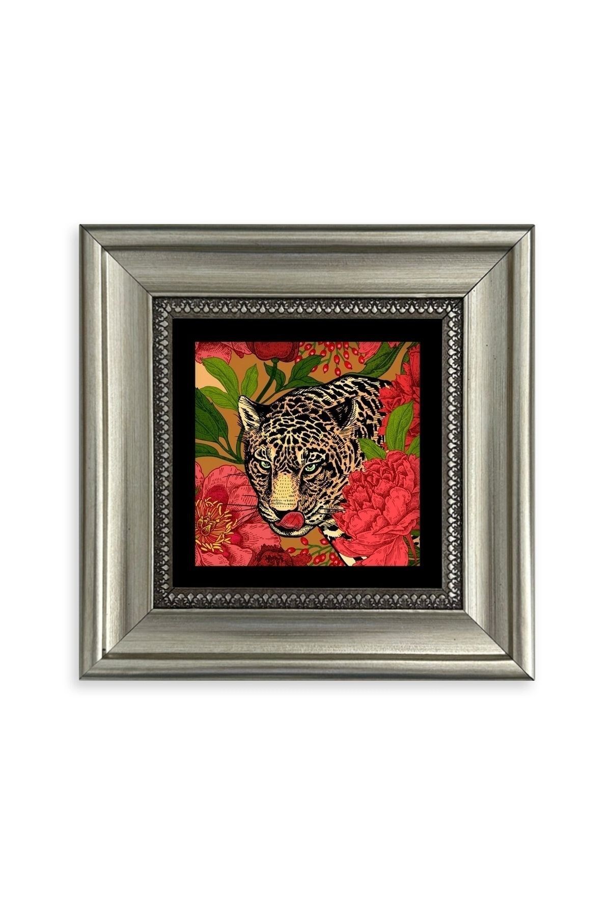 Kaplan Çerçeveli Taş Tablo 20 cm