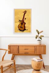 Keman Ahşap Çerçeveli Tablo 50 x 70