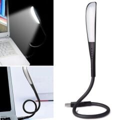 BUFFER® USB Girişli 14 Ledli 3 Kademeli Dokunmatik Masa/Kitap Okuma Lambası Ledi Siyah