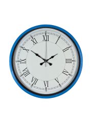 Zentime 36 Cm Mavi Dekoratif Duvar Saati