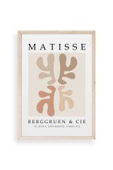 Soyut Ahşap Çerçeveli Tablo 17 x 23