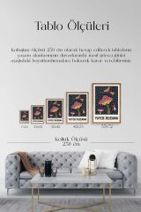 Yayoi Kusama Ahşap Çerçeveli Tablo 50 x 70