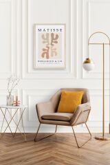 Soyut Ahşap Çerçeveli Tablo 50 x 70