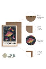 Yayoi Kusama Ahşap Çerçeveli Tablo 50 x 70