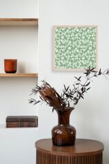 Çiçekler Ahşap Çerçeveli Tablo 42 x 42