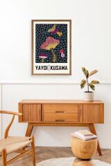 Yayoi Kusama Ahşap Çerçeveli Tablo 23 x 30