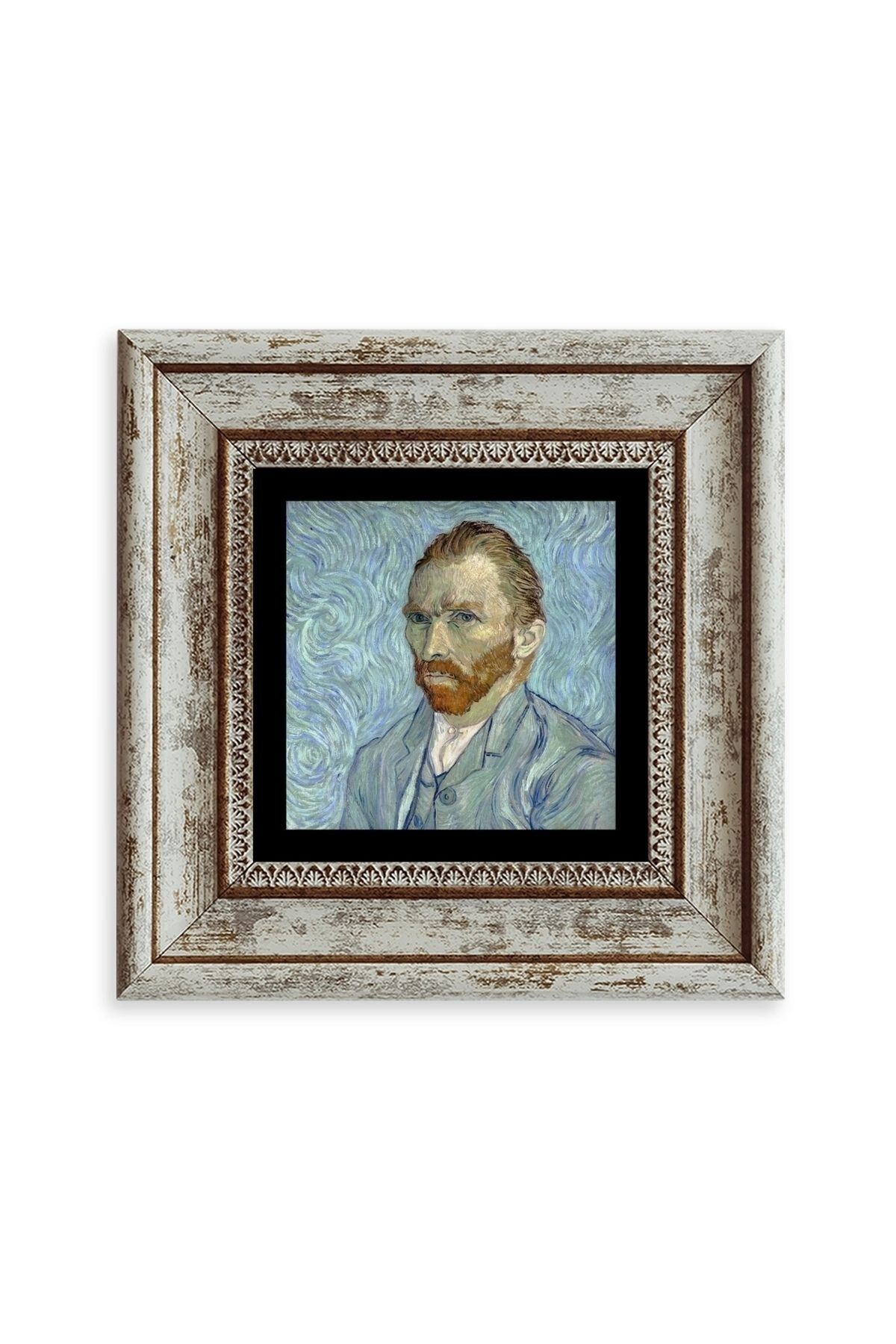 Van Gogh Çerçeveli Taş Tablo 20 cm